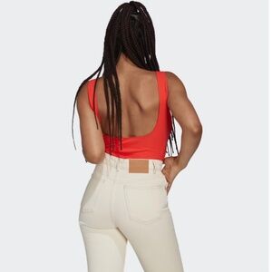 Brand New Adidas Women's Ribbed Onesie Bodysuit